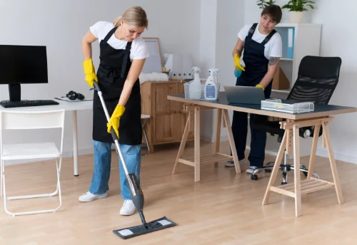 Nettoyage de bureau professionnel à Saulzais-le-Potier